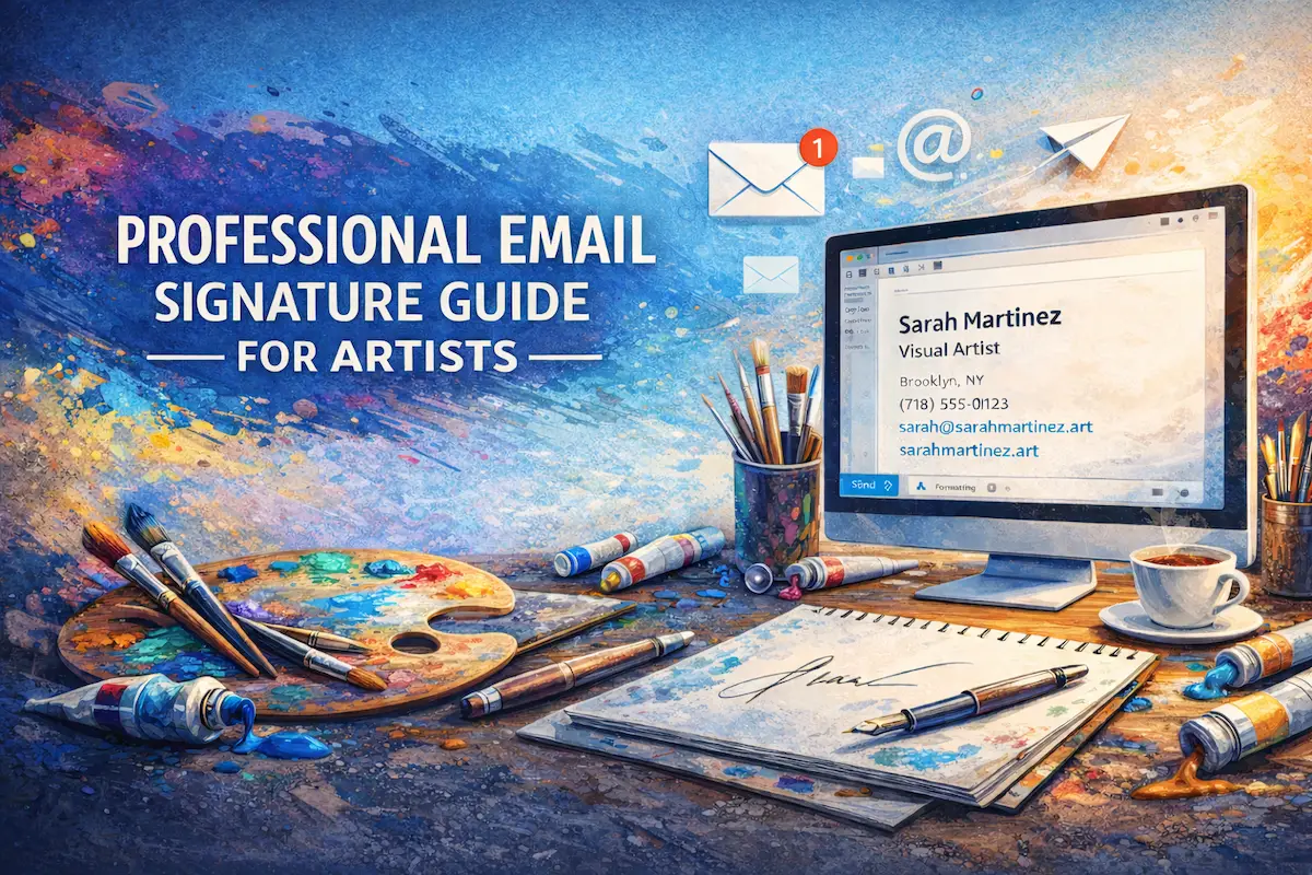 Artist Email Signature: Examples & Templates