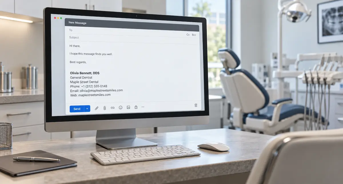 Dentist Email Signature: Examples and Template for Dental Practices