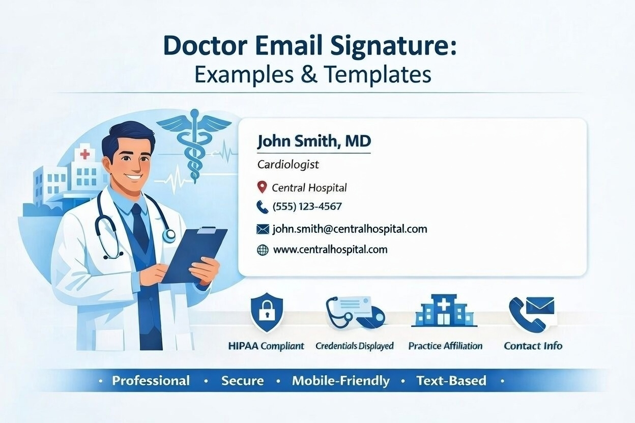 Doctor Email Signature: Examples & Templates