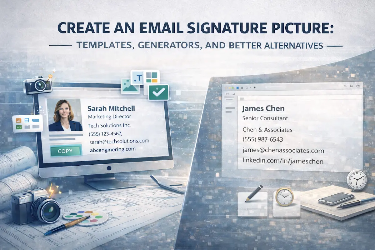 Email Signature with Image: Templates, Generators & Examples