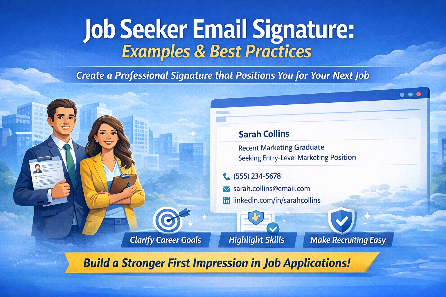 Job Seeker Email Signature: Examples & Best Practices