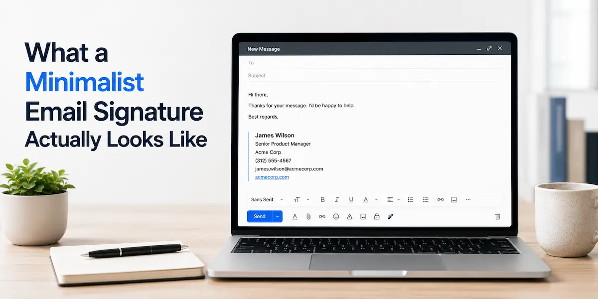 Minimalist Email Signature: Clean, Simple, No Subscription