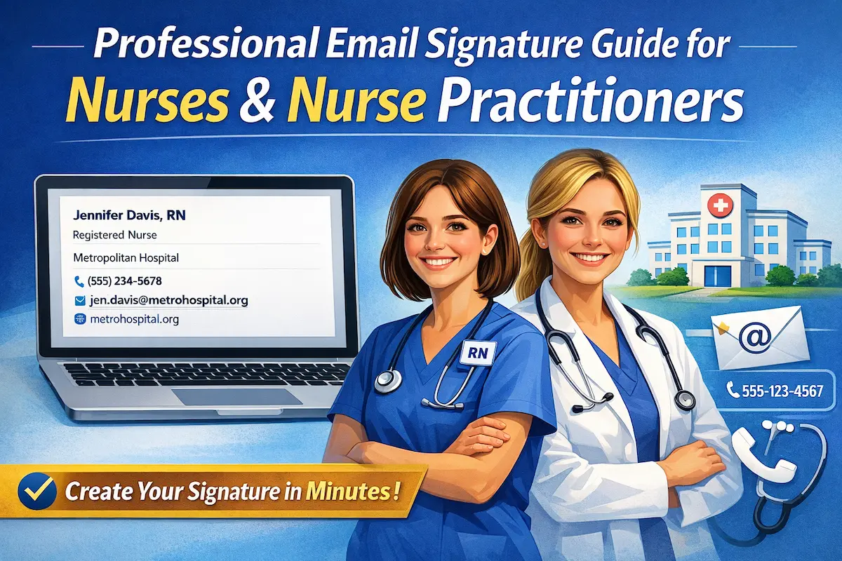 Nurse Email Signature: Examples & Templates