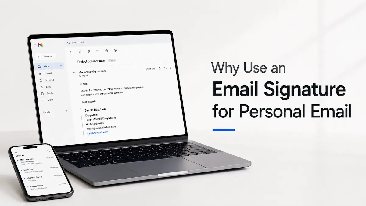 Personal Email Signature: Examples, Ideas & Templates