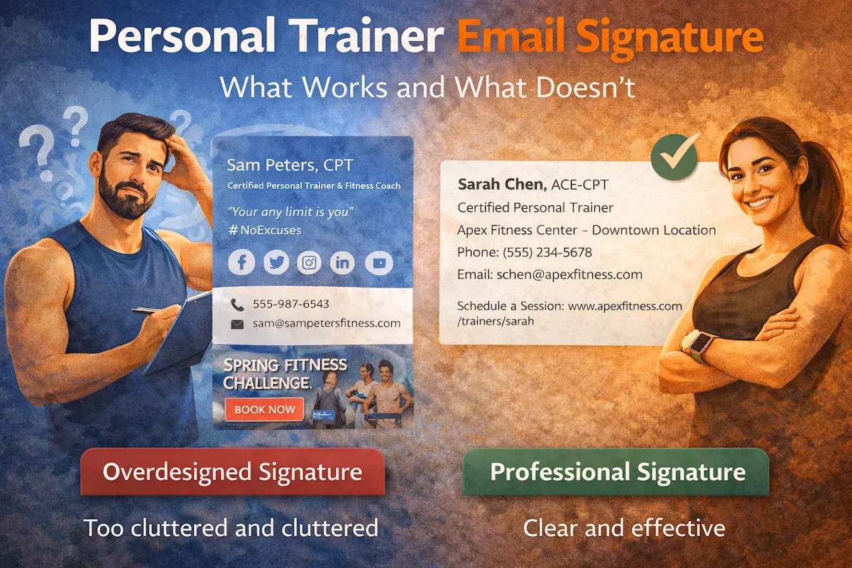 Personal Trainer Email Signature: Examples, Templates & Best Practices