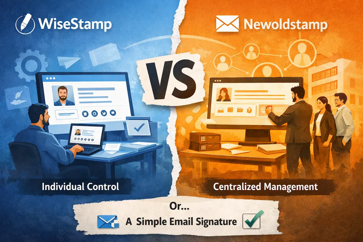WiseStamp vs Newoldstamp: Key Differences in Features, Pricing, and Workflow